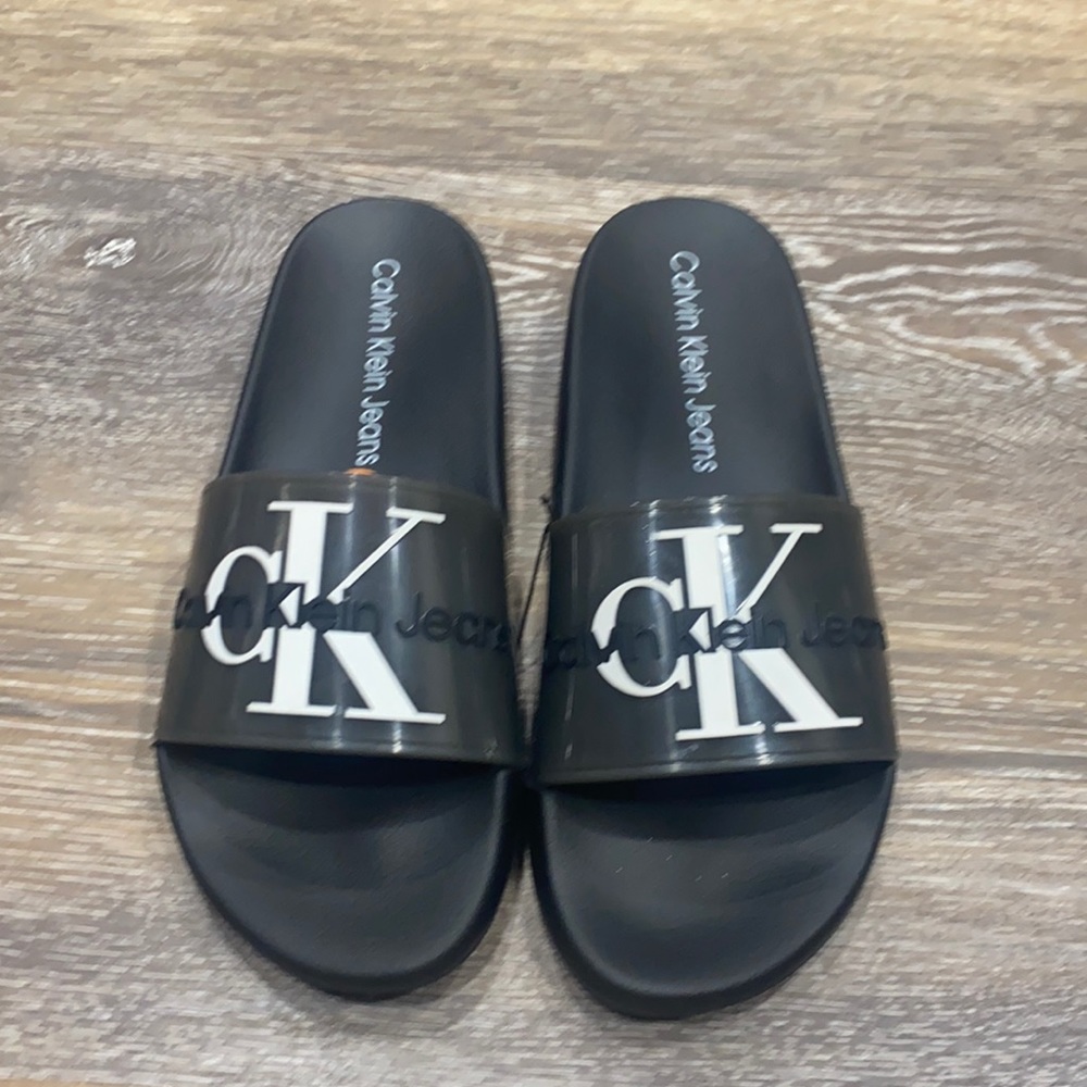 Calvin Klein jeans slides